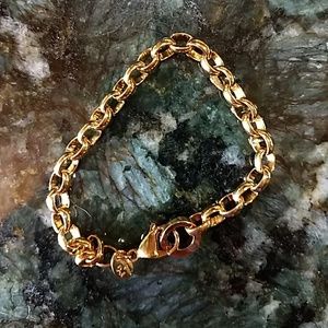 Gold plated Dangle bracelet